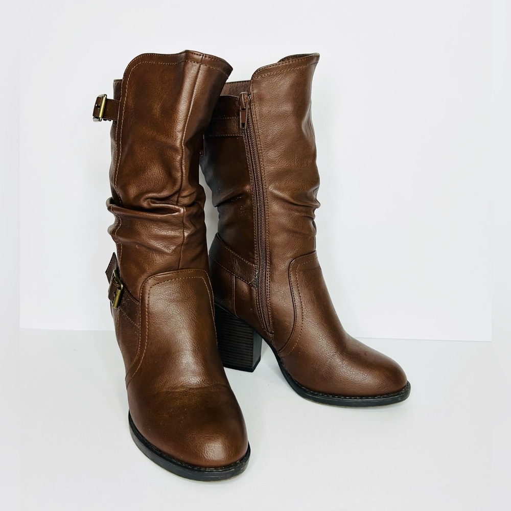 Women's Rue 21 ETC Brown Mid Calf Boots